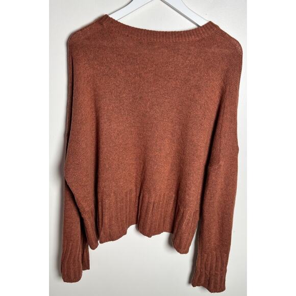 Madewell Ayers Wide Sleeve Pullover Sweater Crewneck Oversized Wool Alpaca XL - Picture 3 of 9
